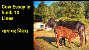 Cow Essay in hindi 10 Lines